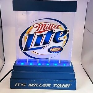 Vintage Miller Lite Back Bar Water Display Light Up